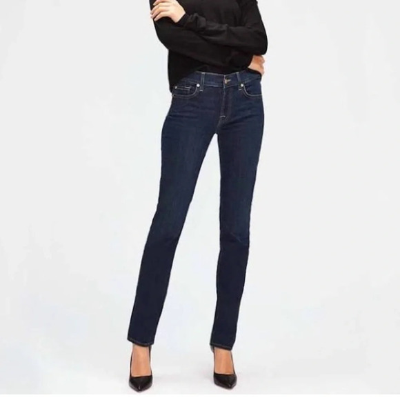 7 for All Mankind Roxanne Jeans Sz 29 - Picture 1 of 8